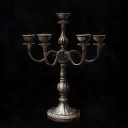 Large Silver Candlestick
